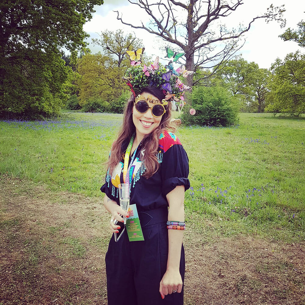 Woman at a hen party